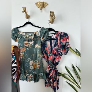 Two Floral Outfits for Petites